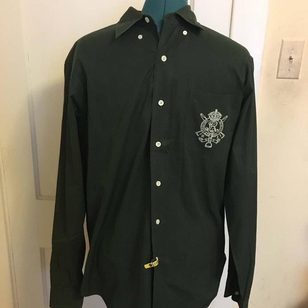 VTG Green Ralph Lauren Button Down